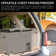 Freezer with Adjustable Temperature Controls