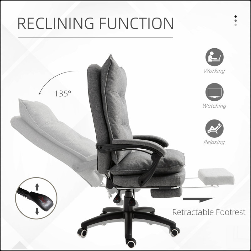 Fauteuil inclinable et pivotant à 360 °
