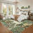 Floral Machine Washable Rugs with Rubber Backing for Living Room Non Slip Stain Resistant Carpet for Bedroom Living Room-1125286805
