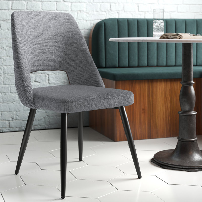 Chaise d'appoint Alizai, Gris foncé