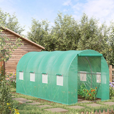 Walk-in Succulent Greenhouse, Create A Suitable Microclimate For Succulents Plant Nursery With Zipper Door, Convenient Care