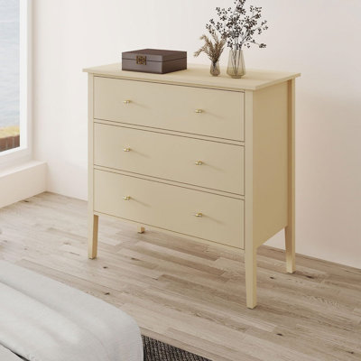 90 cm W Chest of 3 Drawers