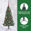 Artificial Pre-lit Christmas Tree with Ball Set-1964117815-1964117792