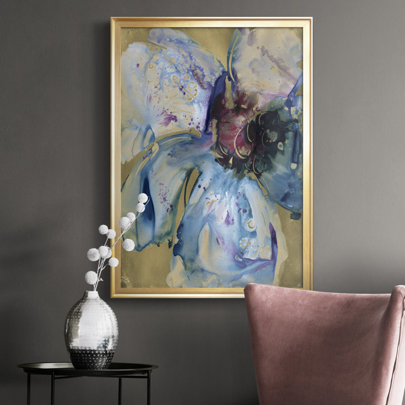 Beauté changeant I, toile encadrée de qualité supérieure - prête à être accrochée, Cadre doré, H 42,5 po x l 30,5 po x P 1 po