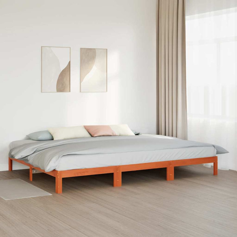 Solid Wood Bed Frame, 270 x 200cm