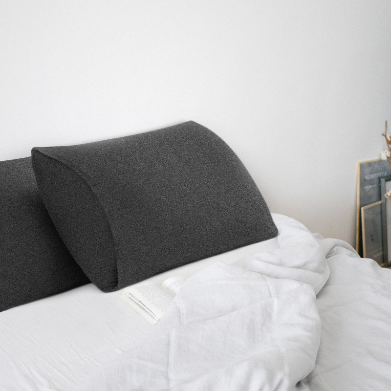 Stretch Jersey Knit Pillowcases With Envelope Closure, Heather Gray, Queen Pillow Case