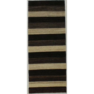 Luedella One-of-a-Kind 3'1" X 7'10" Runner Wool Area Rug in