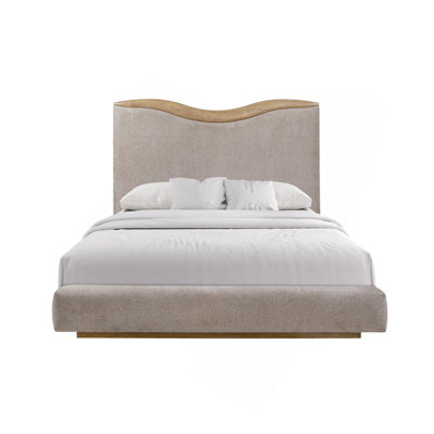 Lit tapissier confortable