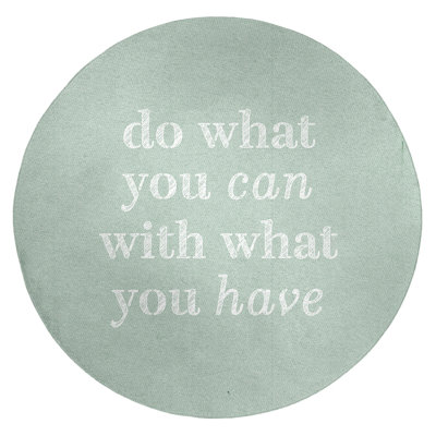 Quotes Chenille Indoor Rug