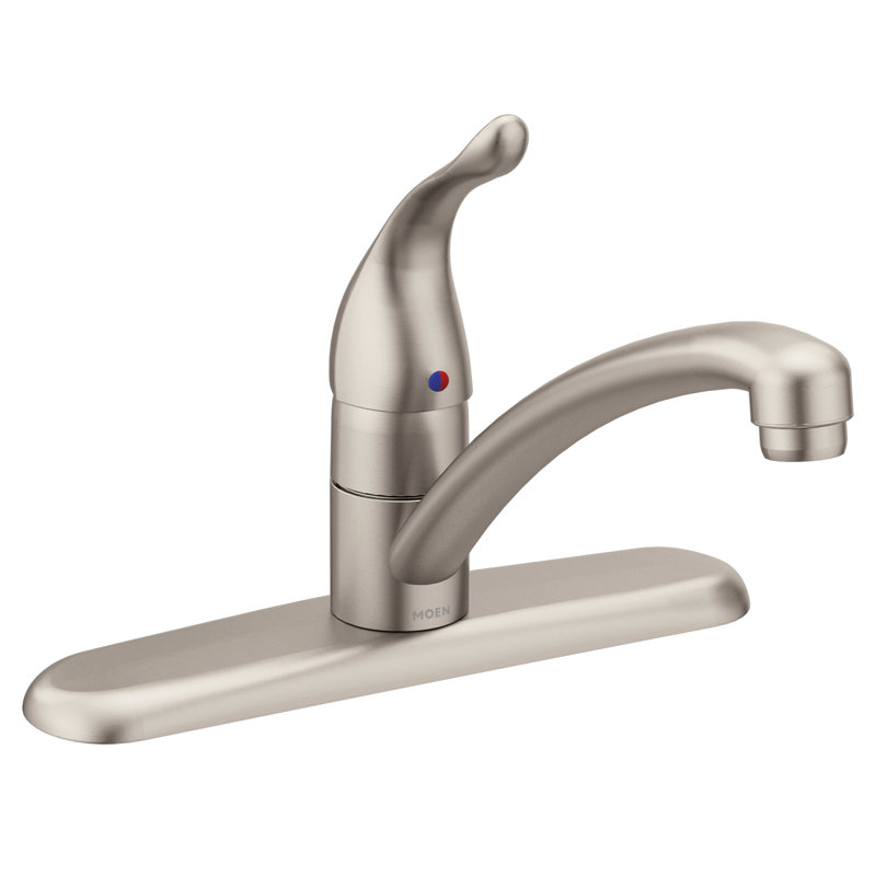 Chateau Single Handle Kitchen Faucet, Without Spray, Stainless
