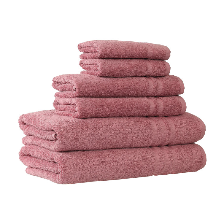 Ensemble de serviettes en coton turc 6 pièces Denzi