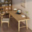 Bureaux rectangulaires en bois massif Burlywood-983022397