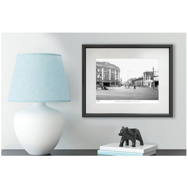 Brixton, Coldharbour Lane C1960 by Francis Frith - Single Picture Frame Print, 60cm H x 80cm W x 2.3cm D