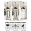 Ensemble de 2 luminaires suspendus industriels, abat-jour dôme martelé noir avec intérieur doré, hauteur de suspension réglable pour îlot de cuisine, salle à manger, bar et café