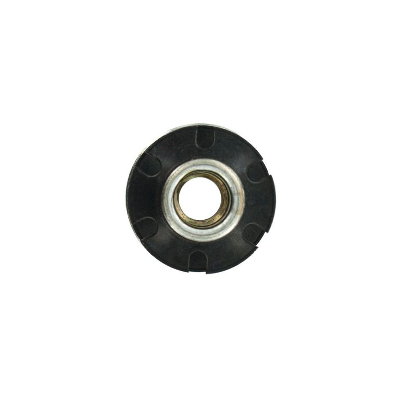 Insert de roulette à filetage étoile double Outwater Industries | Acier traité à la chaleur | Convient aux tubes ronds de 1-1 / 8 po de calibre 16 à 18 | FILETAGE: 5 / 16-18 | Paquet de 4