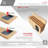 Stylish 18 inch Over the Sink Bamboo Cutting Board with 1 Collapsible Container