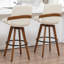 Tabourets de bar et de comptoir pivotants modernes rembourrés-124609733-124609735-124609739