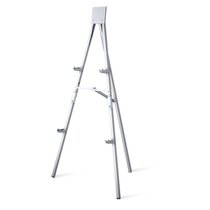 Heavy-Duty Metal, Museum Display Art Tripod Easel for Large Canvases (68  H) - Black