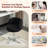 Swivel Office Chair Plush Teddy Boucle Upholstery Stable No-Rolling Base For Living Room And Bedroom-14046029