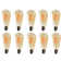60W Equivalent ST64 E27/Medium (Standard) Dimmable 2700K LED Bulb