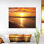 «Bright Yellow Sunset over Waves», impression-35061280-35061279