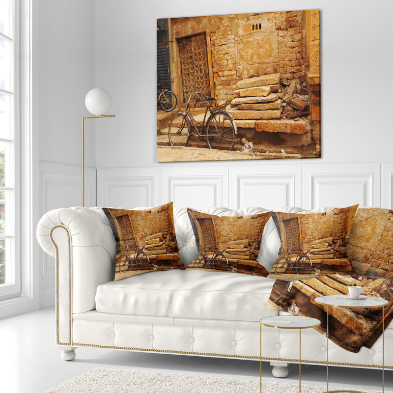 Coussin Landscape, H 16 po x l 16 po