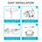 4'' Selectable Color Temperature Dimmable Air-Tight IC Rated LED Canless Recessed Lighting Kit
