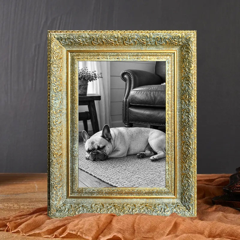 Cadre photo indémodable 3 pièces 8 "x 10" doré antique, Antique Gold, 3, L 8 po x H 10 po
