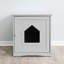 Rixie Cat House for Litter Box 49 x 51 x 51cm Grey