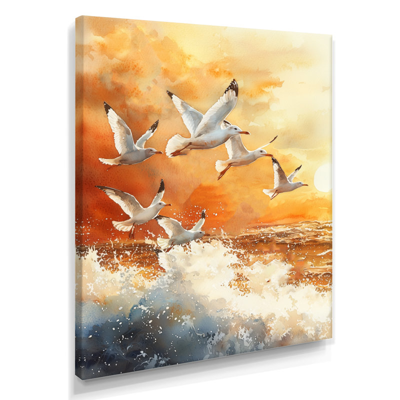 Aylsworth - animaux, art mural, Toile tendue, Ne pas appliquer, H 20 po x l 12 po