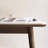 White Rectangular Solid Wood Ash wood + Sintered Stone Dining table-1293347148
