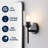 Demitri 13" 1-Light Farmhouse Industrial Metal/Glass Cylinder LED Sconce-356325564