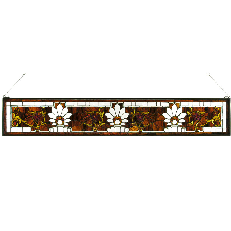 Beveled Ellsinore Transom Stained Glass Window