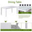 Ensemble de salle à manger en bois 6 pièces: table rectangulaire et 4 chaises rembourrées + banc, décoration en cristal-278050979-278050985-278050978