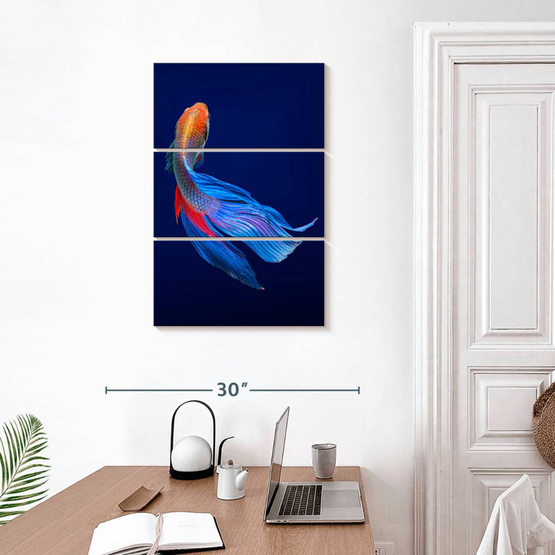 Poisson Betta Brampt, H 32 po x l 20 po