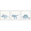 Follow the Trail Triptych, ensemble de 3 reproductions encadrées-296397213