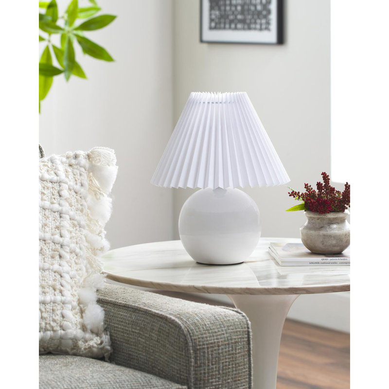 Trunetta Table Lamp, White