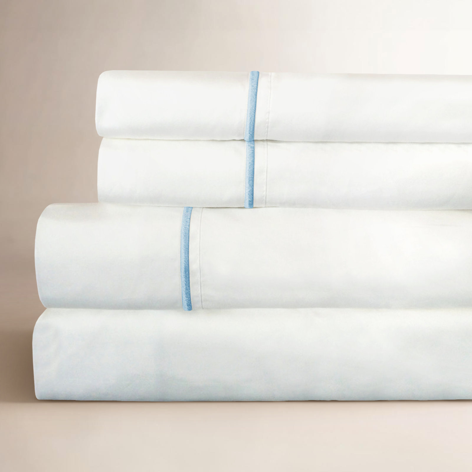 Benin Cotton Sheet Set, King, Blue