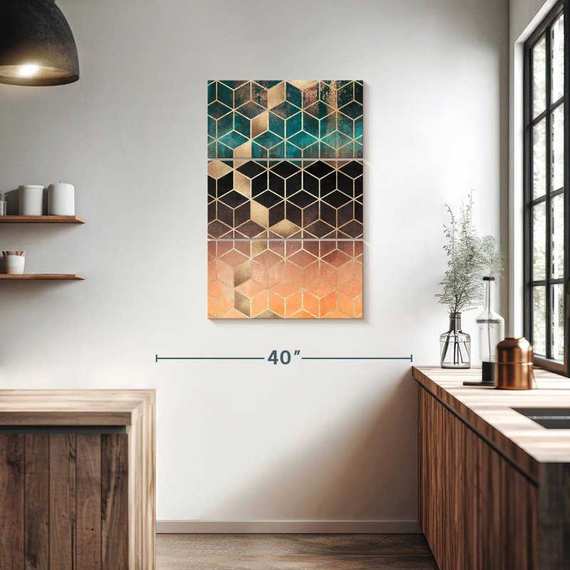 Cubes de rêve Avery Ombre, H 38 po x l 24 po
