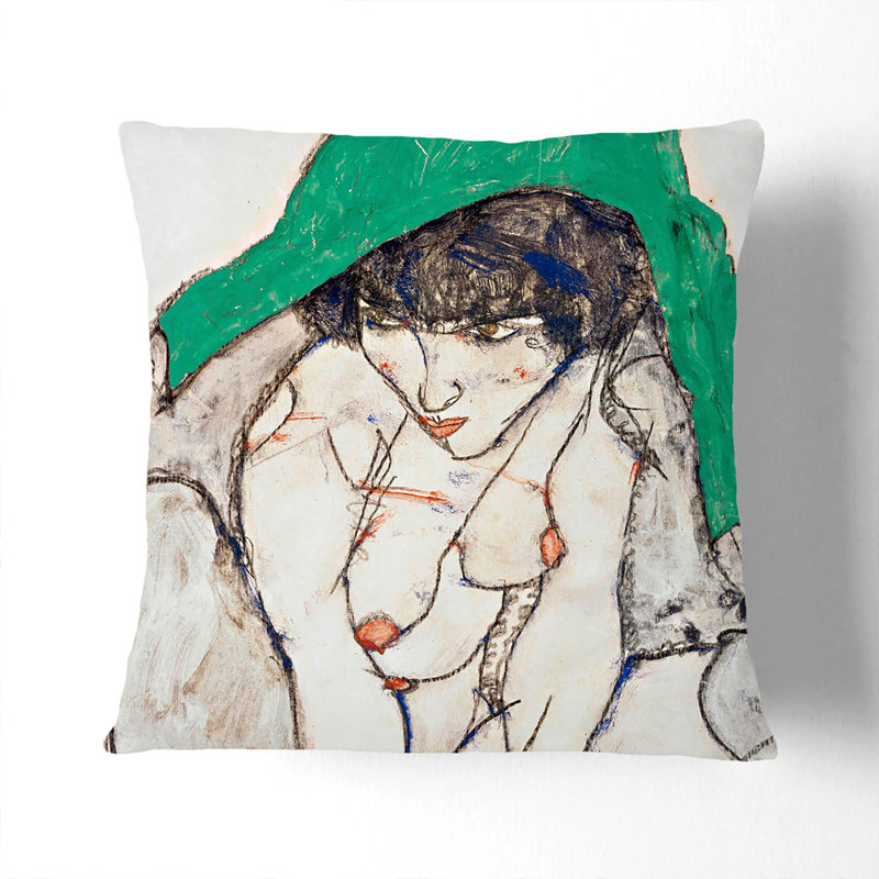 Square Cushion, Stone, 40cm H x 40cm W x 15cm D