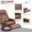 Fauteuil inclinable manuel en similicuir-1144090381