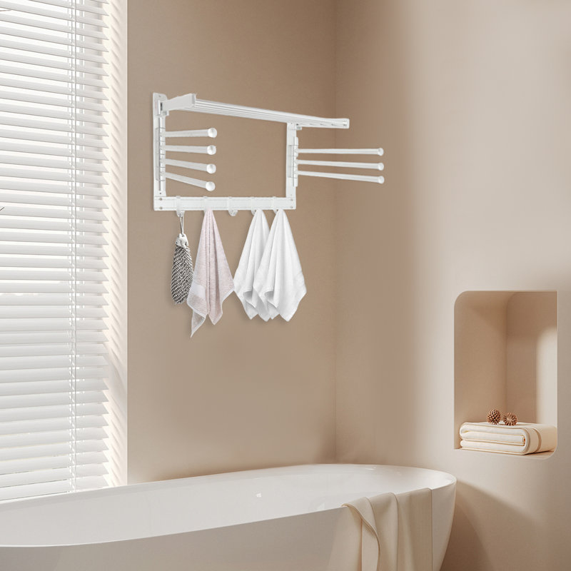 Wall Mounted Bathroom Towel Shelf