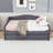 Upholstered Daybed with Twin Trundle and LED-169157140-169157141