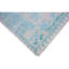 Hand-Knotted High-Quality Silver and Aqua Area Rug