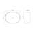 Dowell Ceramic Oval Vessel Sink-101949500