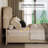 Boucle Upholstered Platform Bed with Headboard, Cloud Bed Frame, Soft Rounded Corners-1972014575-1972014563