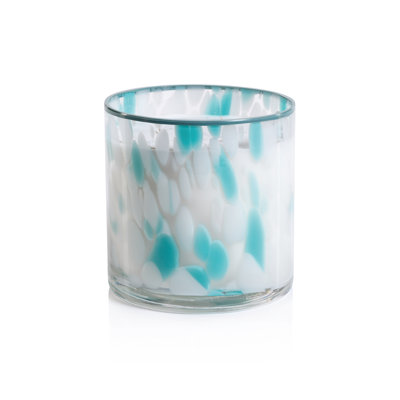 Sea Salt and Coastal Mist Blue Opal Scented Candle