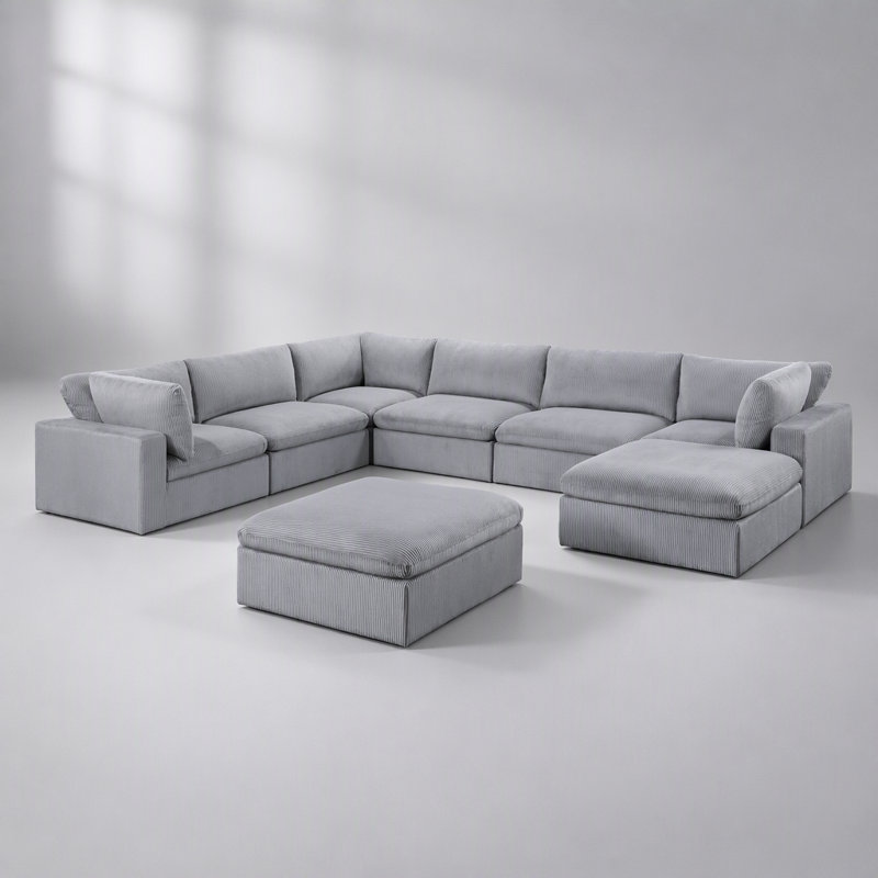 0.01 " Corduroy Sectional
