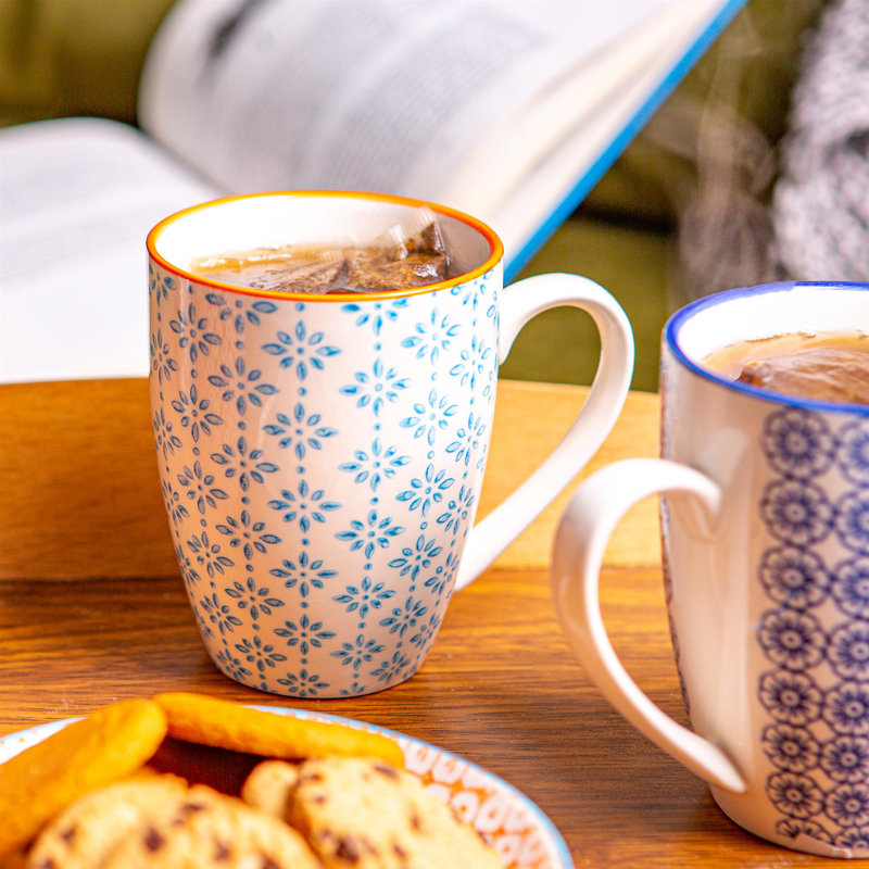 Nicola Spring - Hand-Printed Mug , 6