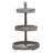Norah Decorative Wood & Tin 3 Tier Tray-712877009